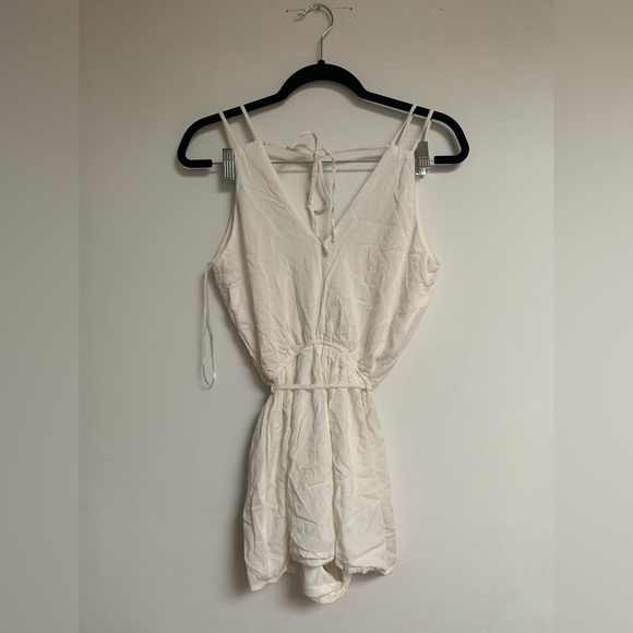 White romper with neon, worn once - Picture 3 of 3